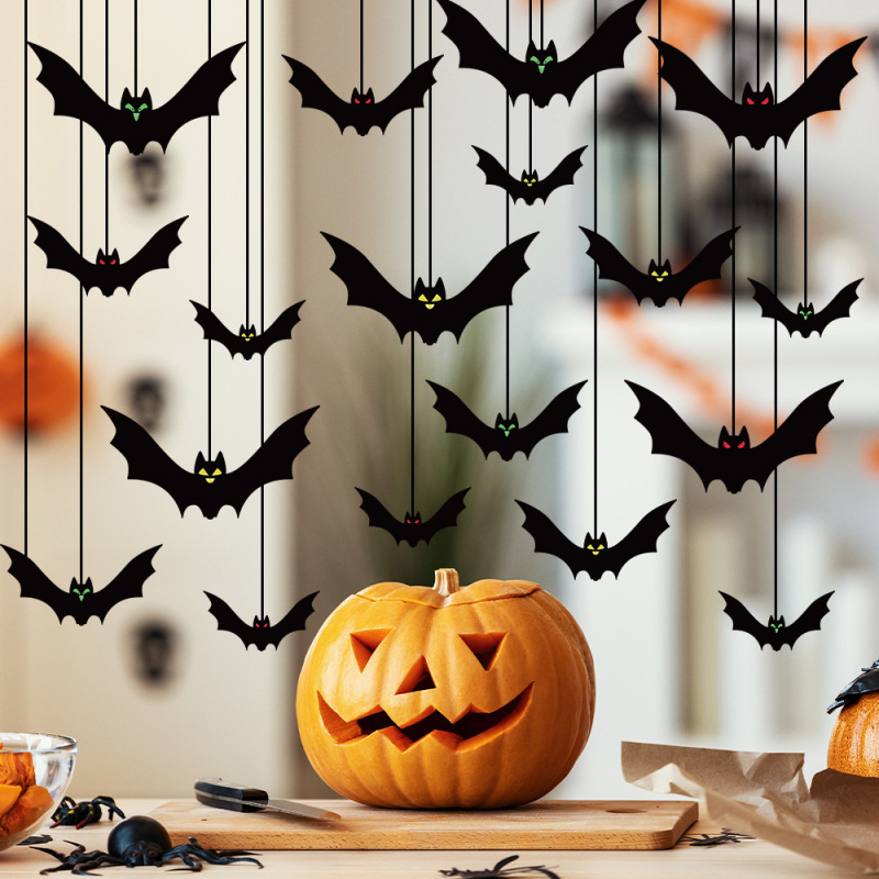 Amazon 新しいハロウィンパーティークリエイティブバットペンダントパーティーシーンレイアウト装飾ペンダント用品卸売|undefined