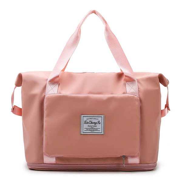 capacious travel bag for traveling wet and dry separation