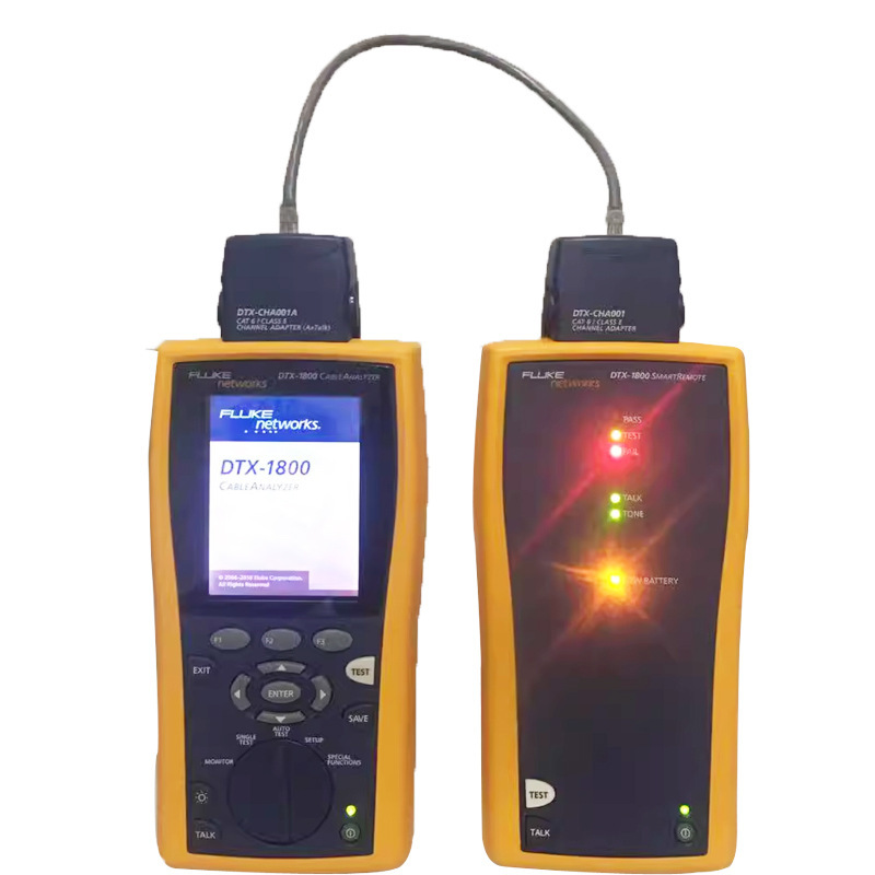 Sales/Maintenance Fluke DTX-1800 Category 6 Network Cable Cable Certification Analyzer Multimode