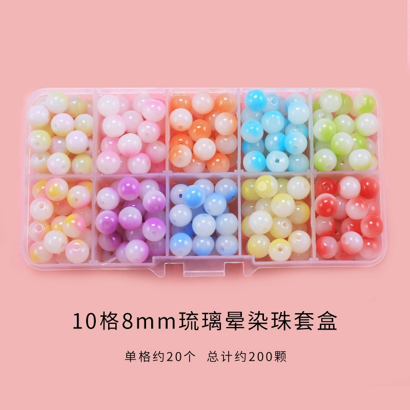 Beads, materials set, beaded bracelet, necklace, accessory with accessories