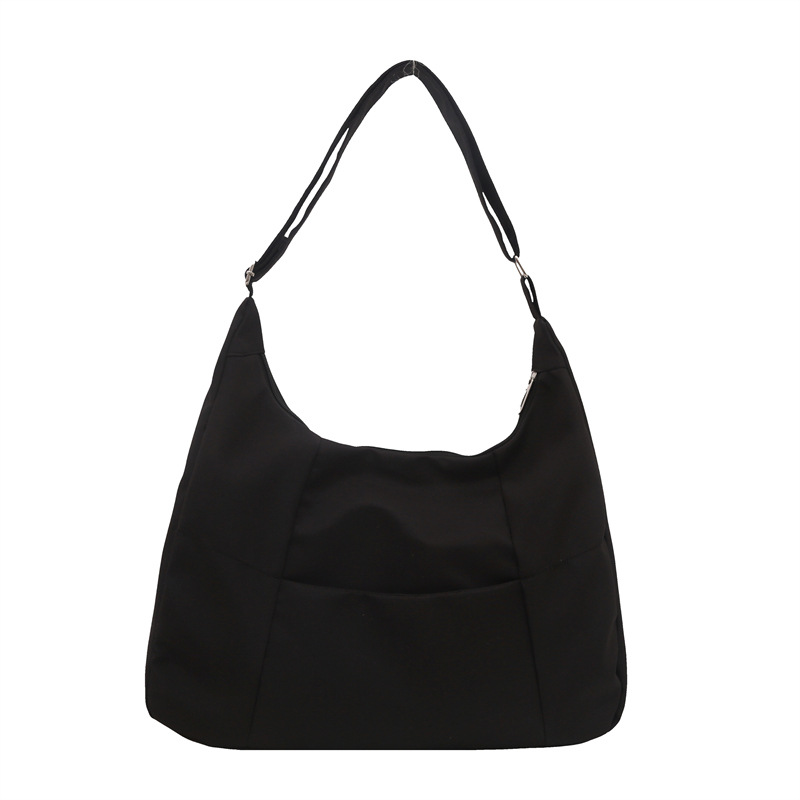 Bolsa de lona coreana de gran capacidad, estilo relajado, bolsas de hombro de trabajo, bolsas de mochila simple, moda