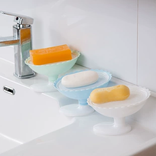 Soap holder, drying rack, flowered