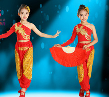 儿童少年志舞蹈服中国风古典舞台服学生扇子表演服少年志演出服装