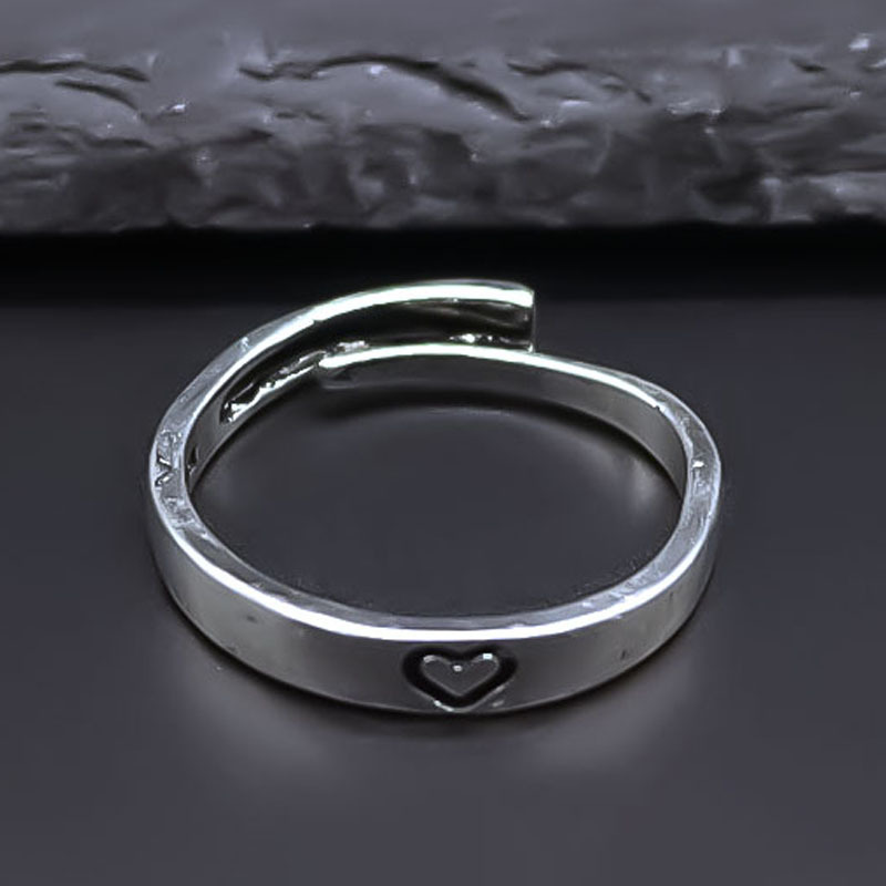 Simple Style Classic Style Heart Shape Alloy Plating Women's Rings display picture 4