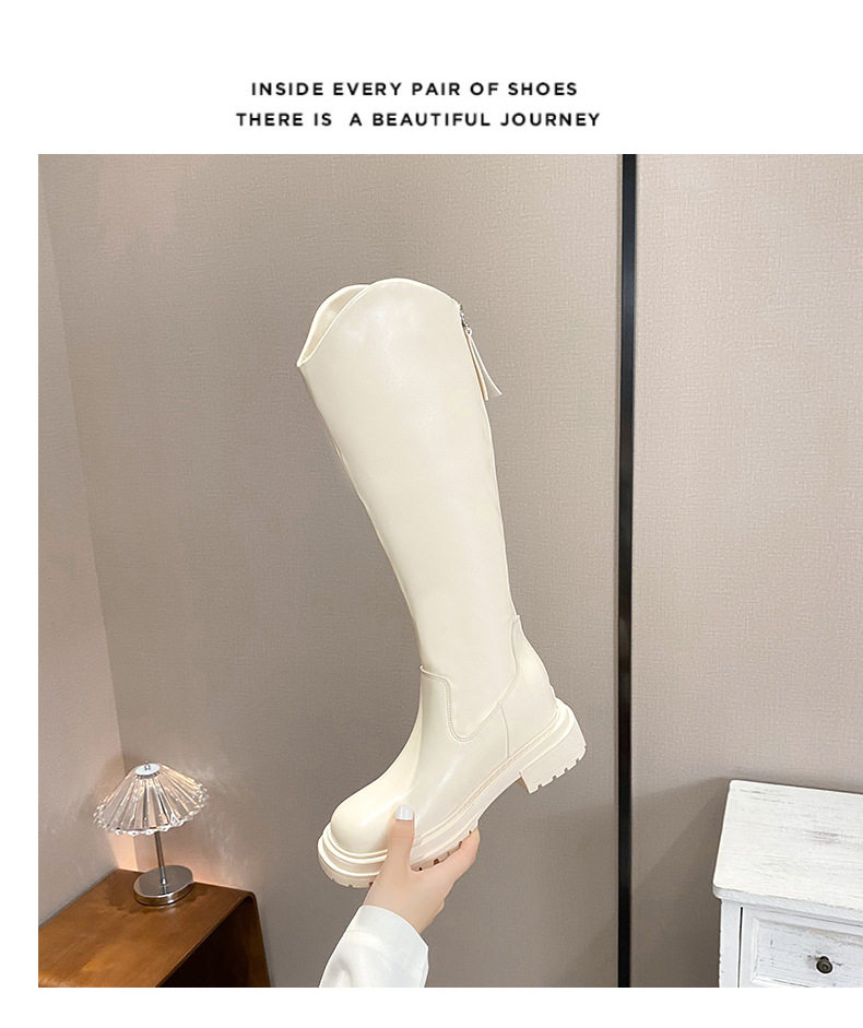 Bốt nữ cao cổ đế dày kiểu dáng thon gọn, gót thô 6–8 cm, phong cách Hàn Quốc — 618-11 màu cà phê, 618-11 màu đen, 618-12 màu cà phê (bên trong tăng 3CM), 618-12 màu đen (bên trong tăng 3CM) chi tiết 11