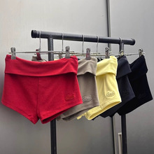 韩国badblood bcac系列美式辣妹短裤女休闲热裤小众运动三分裤子