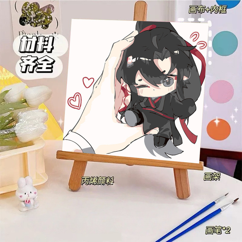 Moaodiantianguan デジタル油絵 diy 手作りデジタル着色漫画アニメーション減圧装飾画メーカー卸売|undefined