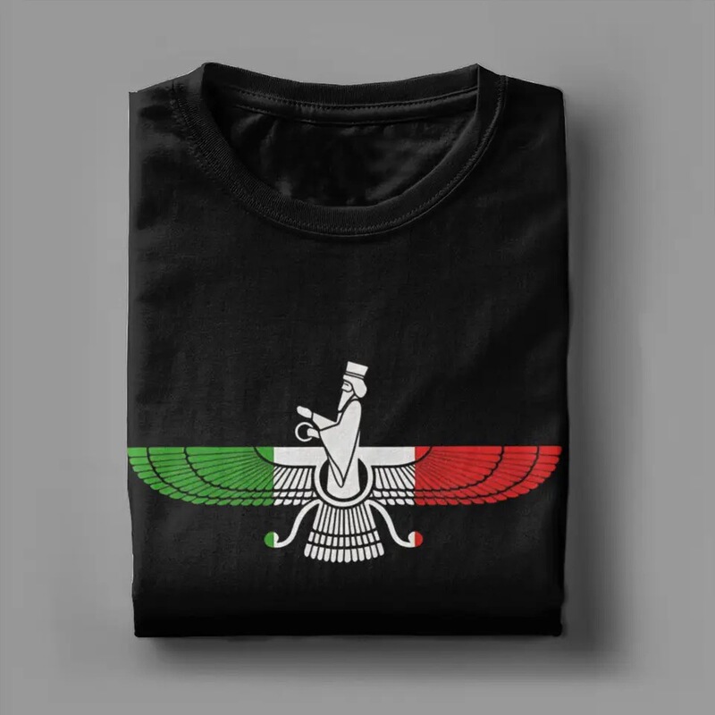 Farvahar Iran Color T-Shirt Men's Aesthetic Cotton T-Shirt Summer O-Neck Casual T-Shirt Shirt Casual Plus Farvahar Iran Color T-Shirt Men's Aesthetic Cotton T-Shirt Summer O-Neck Casual T-Shirt Shirt Casual Plus