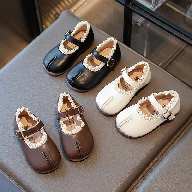2025女童皮鞋春秋款韩版小香风公主风儿童软舒适底假分趾单鞋
