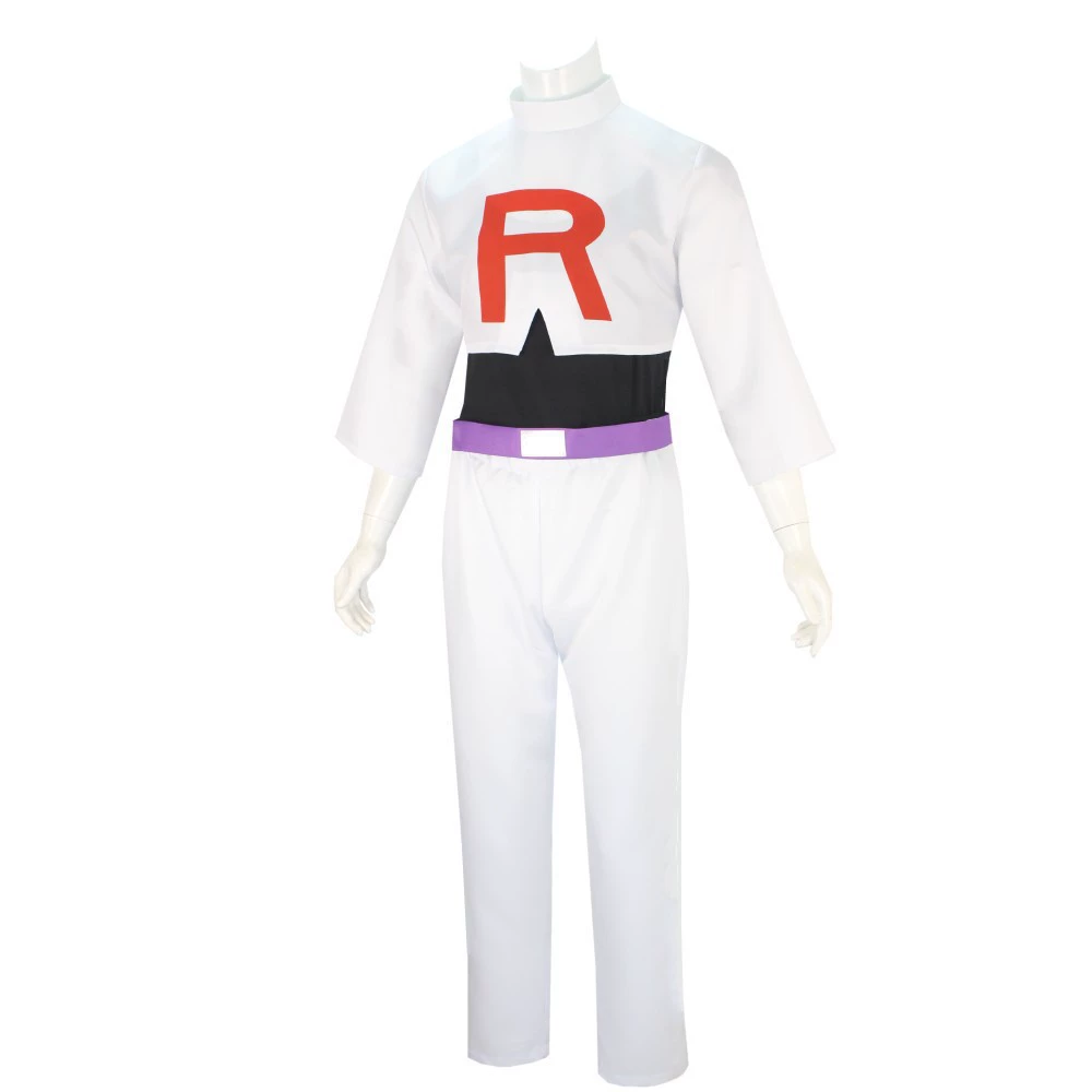 Косплей костюм Покемон Team Rocket Мусаши (Коджиро), 2D косплей-костюм