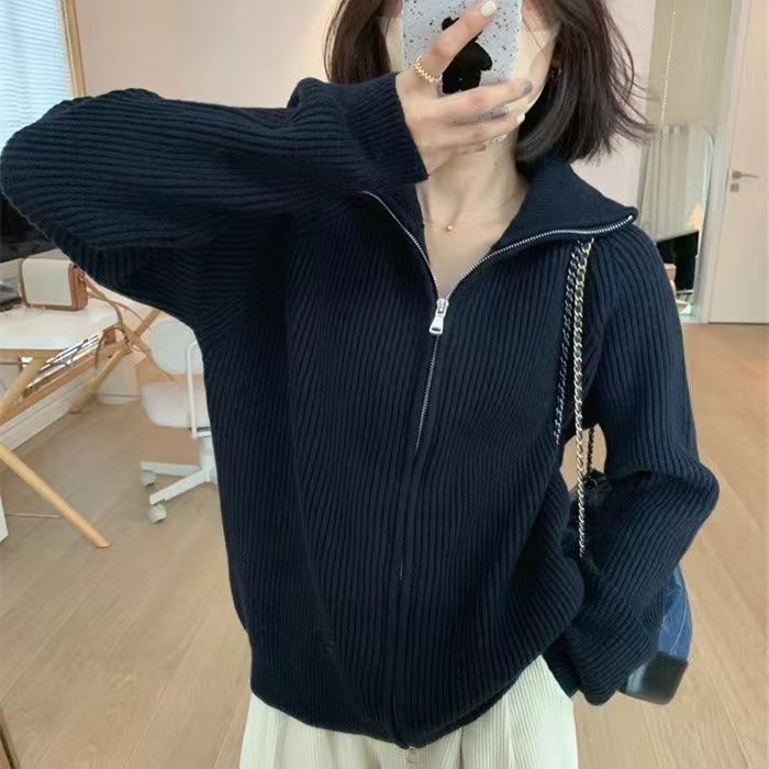 设计感2025新款开衫女茧型针织披肩宽松外搭蝙蝠袖斗篷毛衣外套潮|undefined