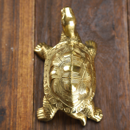 Manufacturer wholesale copper turtle ornaments longevity turtle Brazilian tortoise crafts gifts manufacturer wholesale