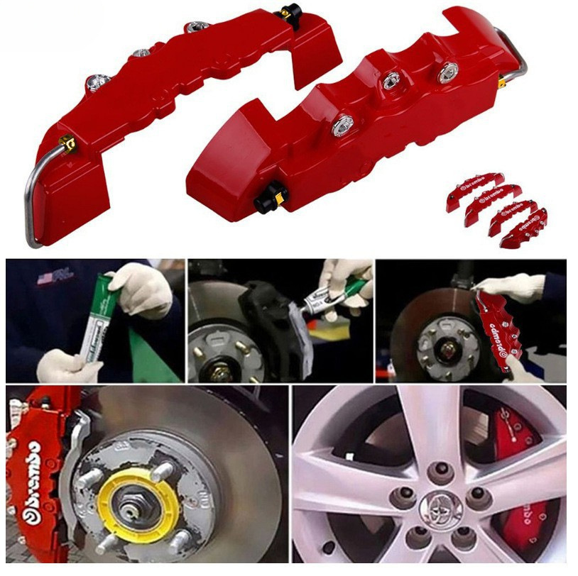 Legendary Car Modification Parts: Bora Caliper Cover, Magotan Wheel Hub Suitable for 8 Brake Caliper Cover Shell Upgrade 722