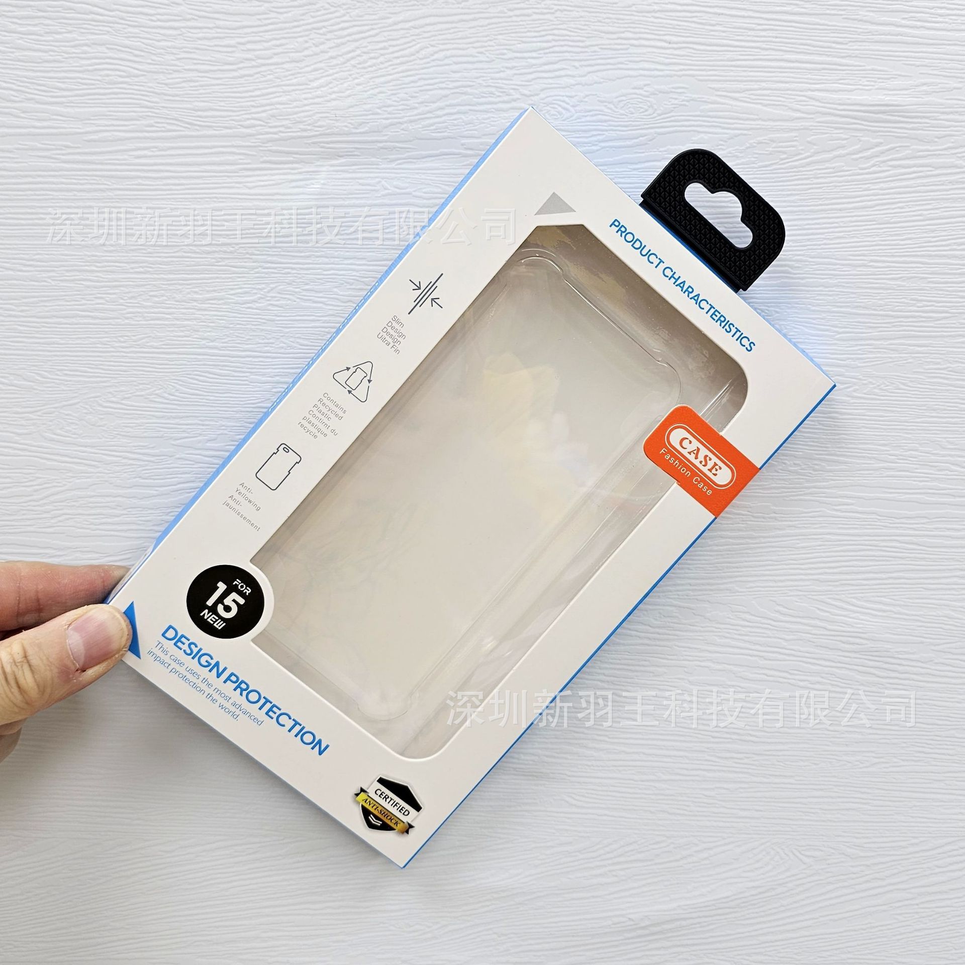 300g Fu Gui 장착 흰색 및 파란색 모델(192*120*19)mm+두꺼운 물집