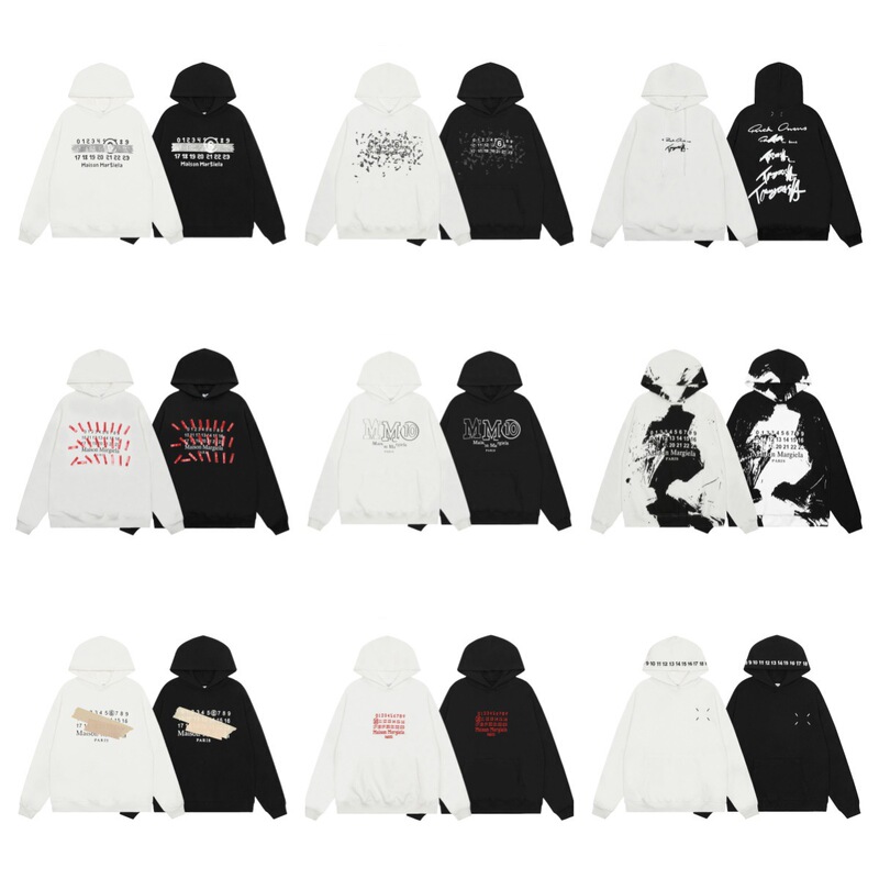 Cross-Border Trendy Brand High-Quality Maison Margiela Men's and Women's Fleece Hoodies and Sweatshirts Dxi Collection