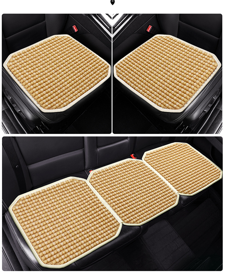 Cross-Border Bodhi Jade Multi-Piece Car Seat Cushion Three-Piece Set Wholesale Single Seat New Interior Supplies Seat Cushion Dropshipping