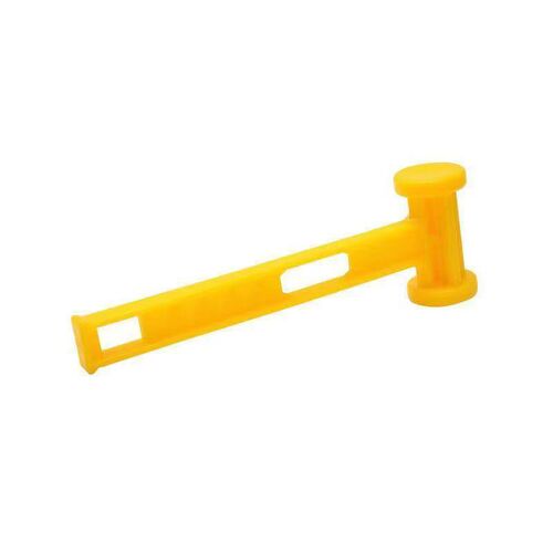 Outdoor Multi-functional PE Plastic Hammer Nail Puller Lightweight Portable Awning Tent Hammer Ground Anchor Hammer