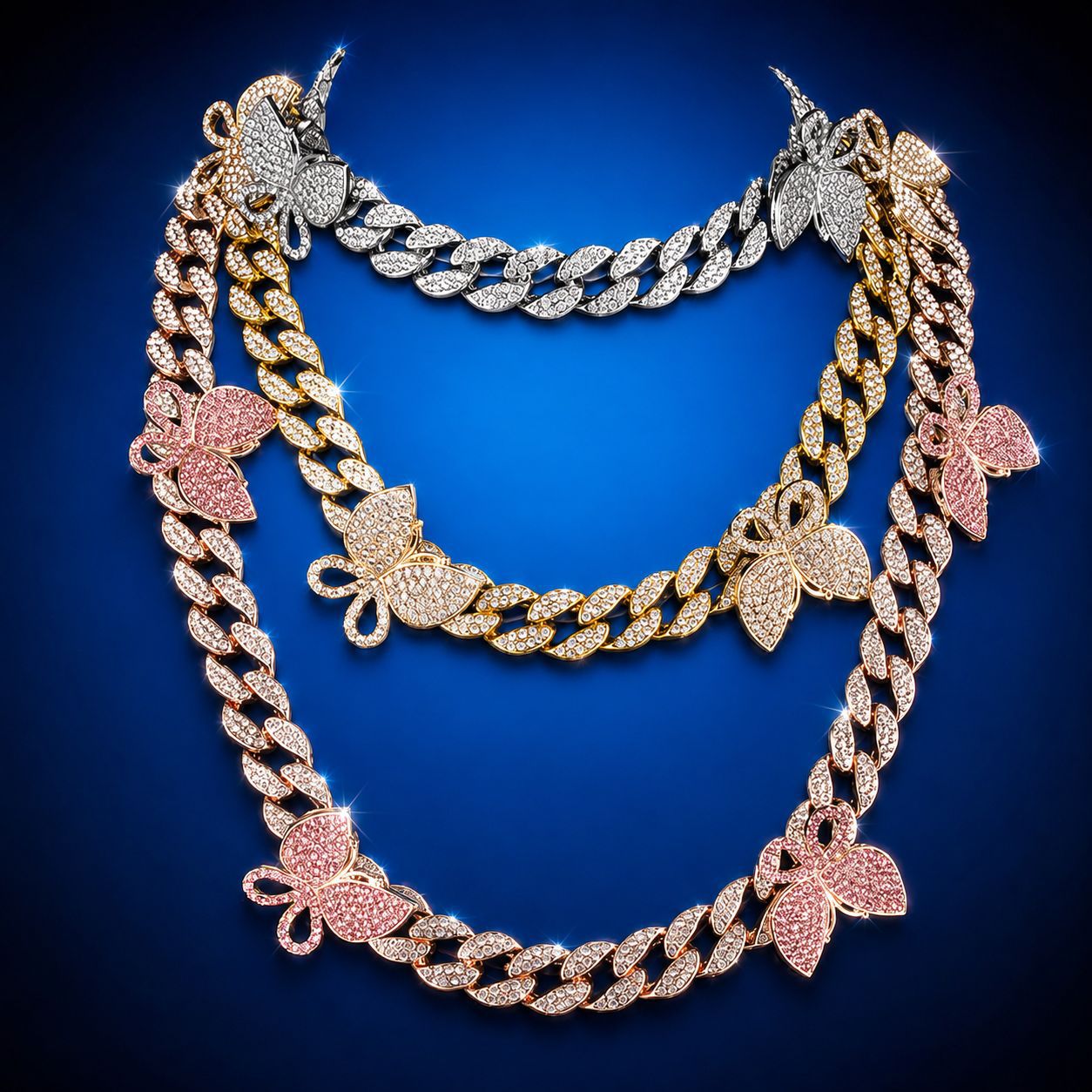 Collar de joyería, éxito de ventas en Amazon, con lazo europeo y americano, accesorio de estilo hip-hop. image 3