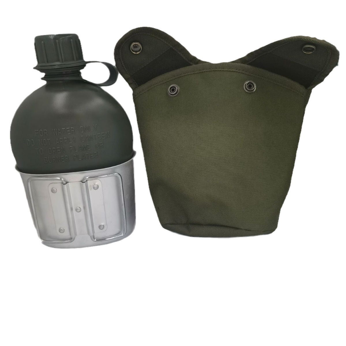 Fábrica de suministro directo de 1L botella de plástico británico campo multifuncional campamento al aire libre entrenamiento militar de supervivencia botella de entrenamiento militar image 4