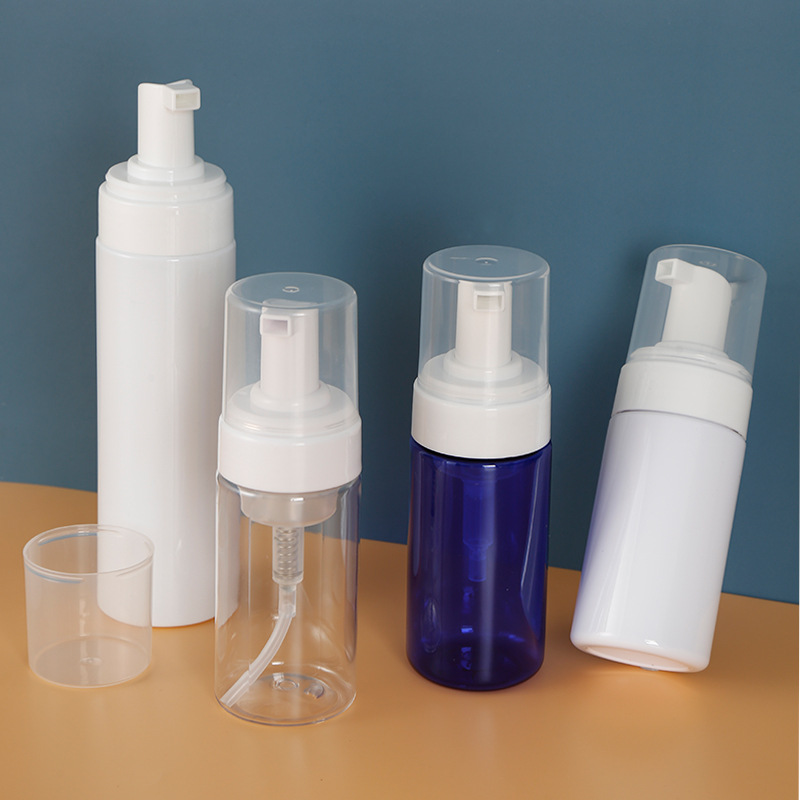 100ml 150ml 200ml limpiador facial botella de espuma de plástico botella espumante botella de espuma DIY mousse mousse botella subenvasada