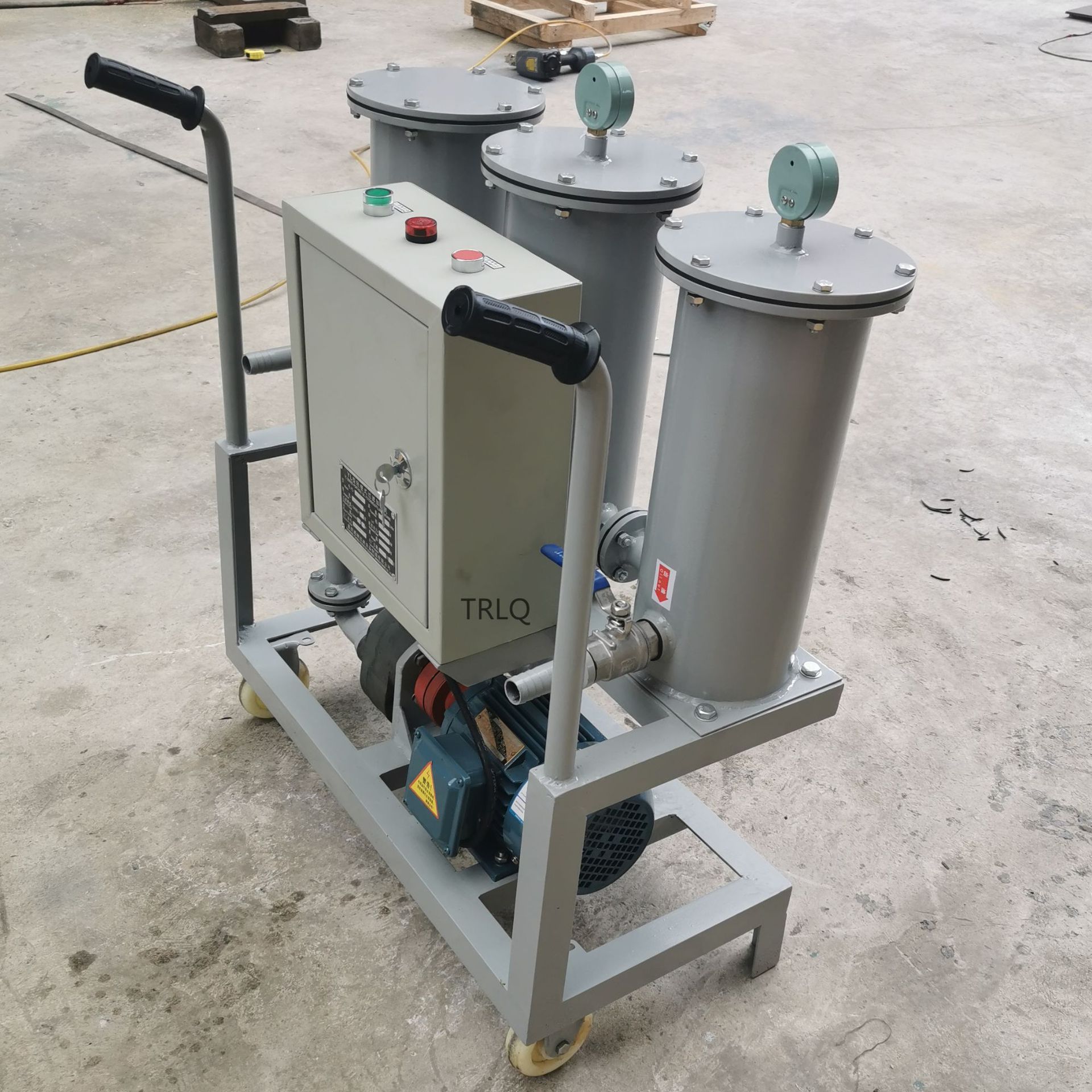 通瑞现货拨YL过滤加油机|移动式手推滤油车YL-B移动油过滤机