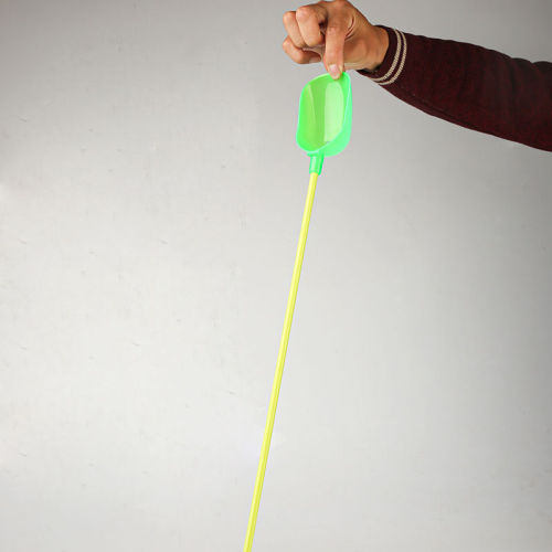 Bait throwing spoon, retractable stainless steel nest making spoon, fiberglass bait spreading spoon, fishing nest making device, fishing gear small accessories