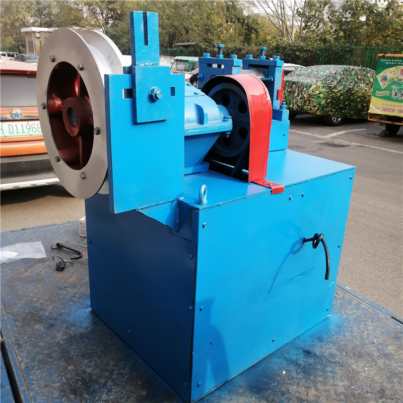 拉丝穿模压头机铜铝铁丝拔丝机钢筋电动穿模轧尖机