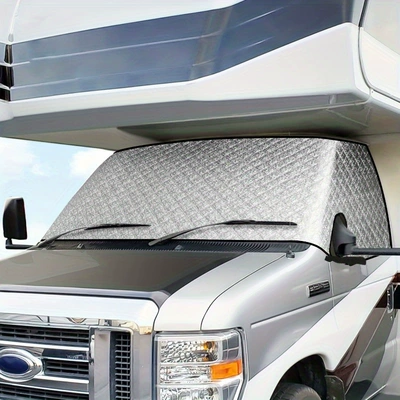 Rv Sunshade Front Shield Classc Model Is Suitable for Ford Ford1997-2020 Car Front Shield Rv Front (Car snow shield) - rv-snow-shield