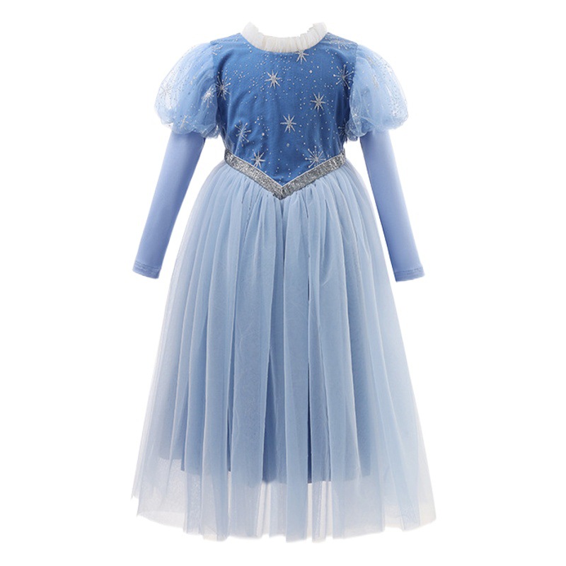 Vestido nuevo Aisha manga corta Aisha vestido Internet celebridad chica de manga larga Aisha princesa vestido malla mullido