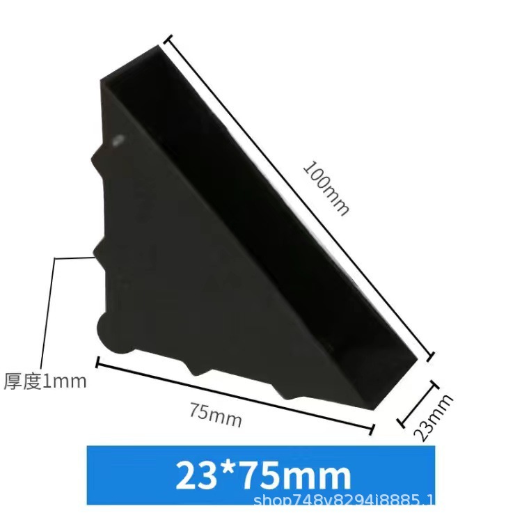Embalaje de muebles triángulo anticolisión protección de esquina de plástico vidrio mármol protección de esquina de plástico fabricante