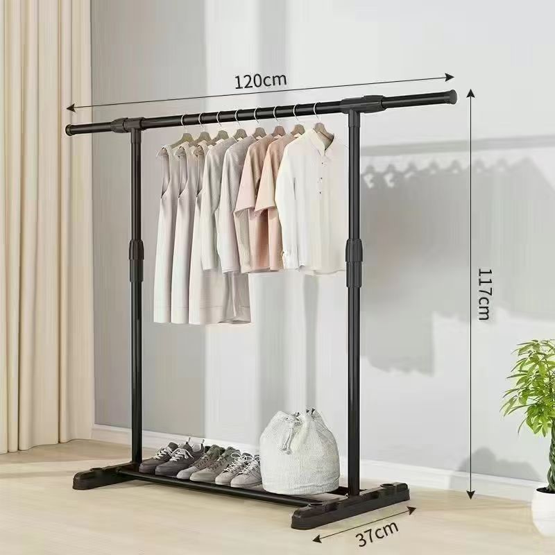 Yougouduo - Perchero de arco doble de plástico para secado de ropa, diseño de arco simple, para supermercados y almacenes.