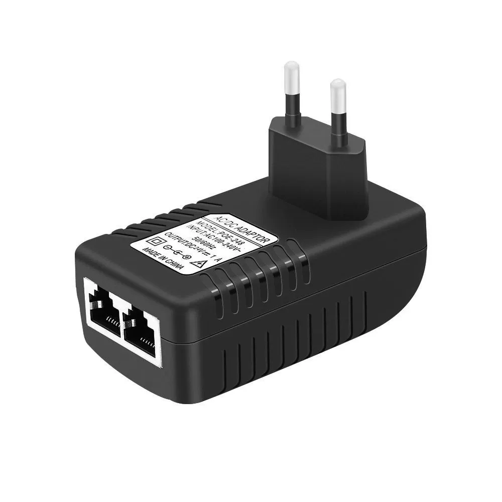 Нестандартный источник питания POE мощностью 24 Вт, пассивный инжектор POE 24/48 В для камеры