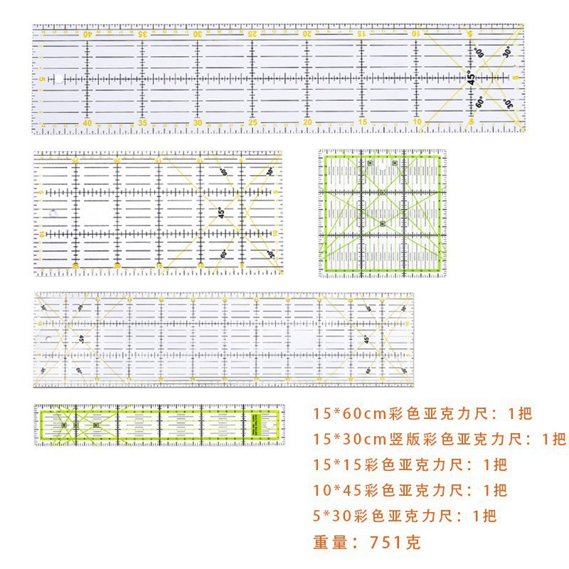 Diseño de ropa Regla de fabricación de patrones Regla de patrones Regla de patchwork Regla de corte Regla de corte Regla de arco Regla suave Regla de coser