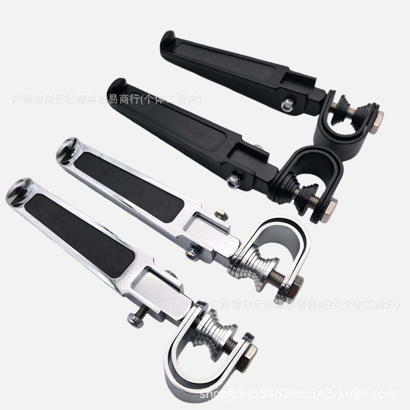 Suitable for Harley, Suzuki, Honda motorcycles, foldable engine crash bars, foot guards, foot pegs, direct cross-border supply