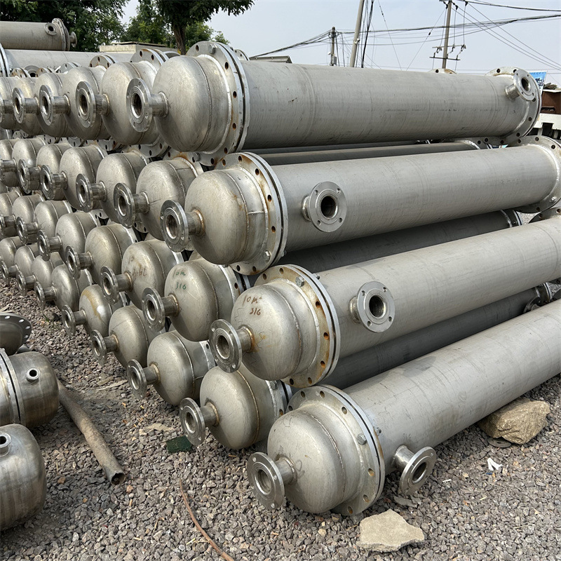 二手不锈钢冷凝器 化工换热降温设备 工业蒸发冷却器