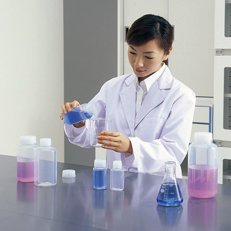 Импортированная кислота и растворитель широкого рта бутылки 100/250/500 мл бутылки ПТФЭ реагента ПФА пластиковая сильная алкалиа устойчивый органический