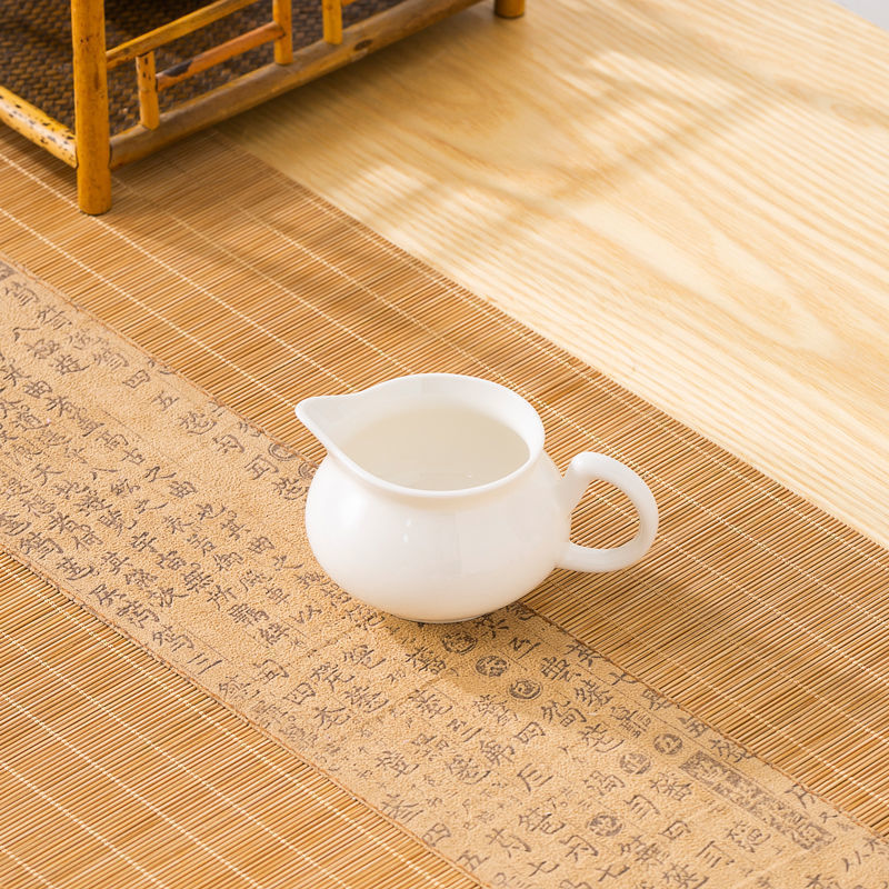 Cuenco de cubierta de porcelana de hueso, grasa de cordero, juego completo de té Chaoshanfu, simple ceremonia de té casera, tetera de té image 20