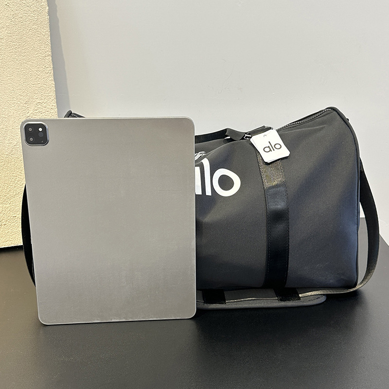 Alo yoga bolsas de entrenamiento para hombres bolsas de entrenamiento portátiles bolsas deportivas almacenamiento de zapatos independientes de gran capacidad viajes de negocios