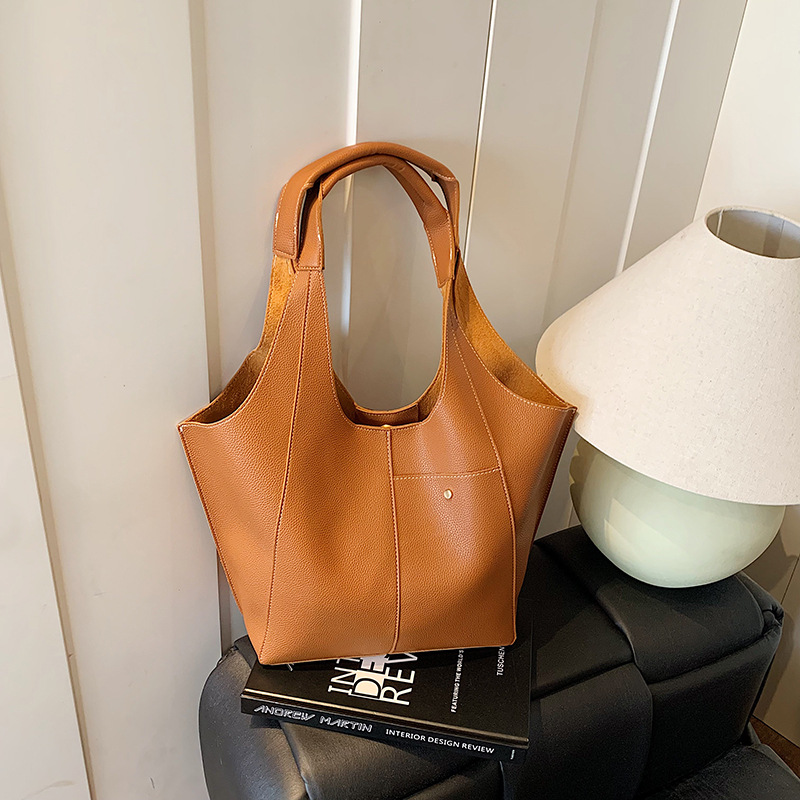 Damen Umhängetasche Mit Knitteroptik Für Die Schulter Vielseitig_voghion.com
