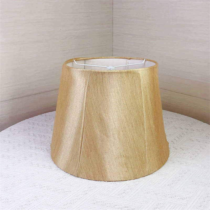 Transfronteriza lámpara Creativa pantalla de piso pantalla de la cáscara de iluminación de tela anti-piercing E27 Americano plegable KD pantalla