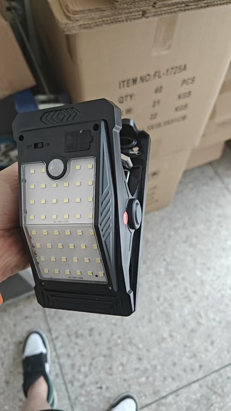 新しい超高輝度ソーラー充電式クリップライト屋外ウォールライト屋外中庭バルコニー庭壁センサーライトタイプ|undefined