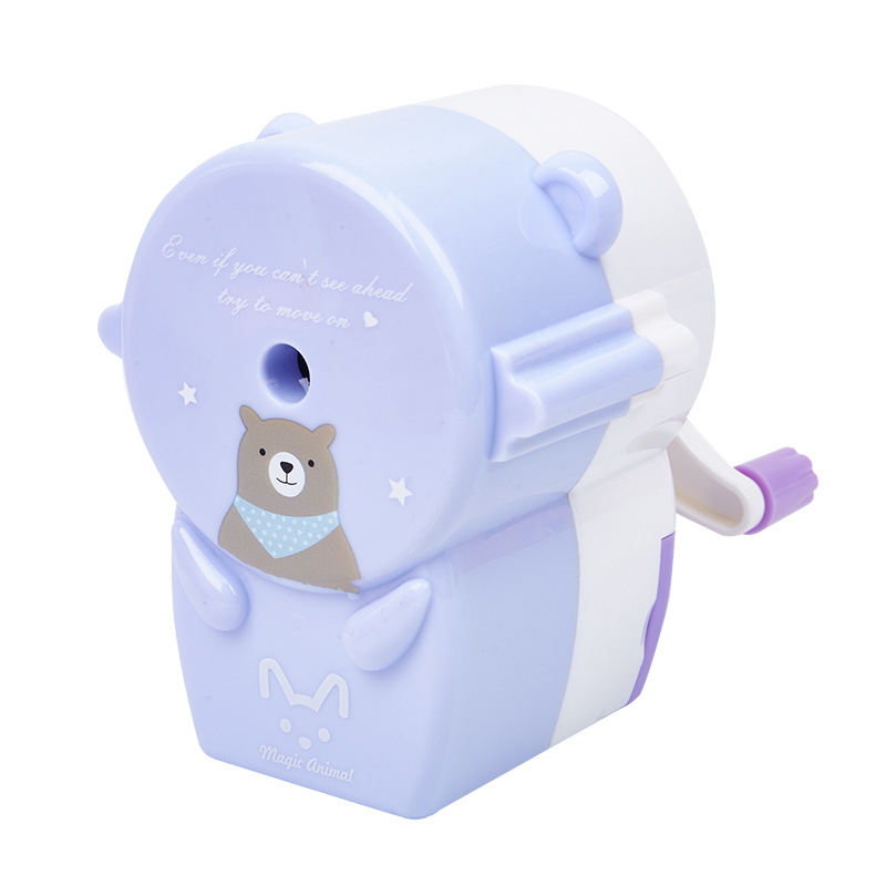 Envío rápido para llevar a cabo pequeños lotes OEM/ODM7913 Animales fantásticos de dibujos animados sacapuntas de manivela