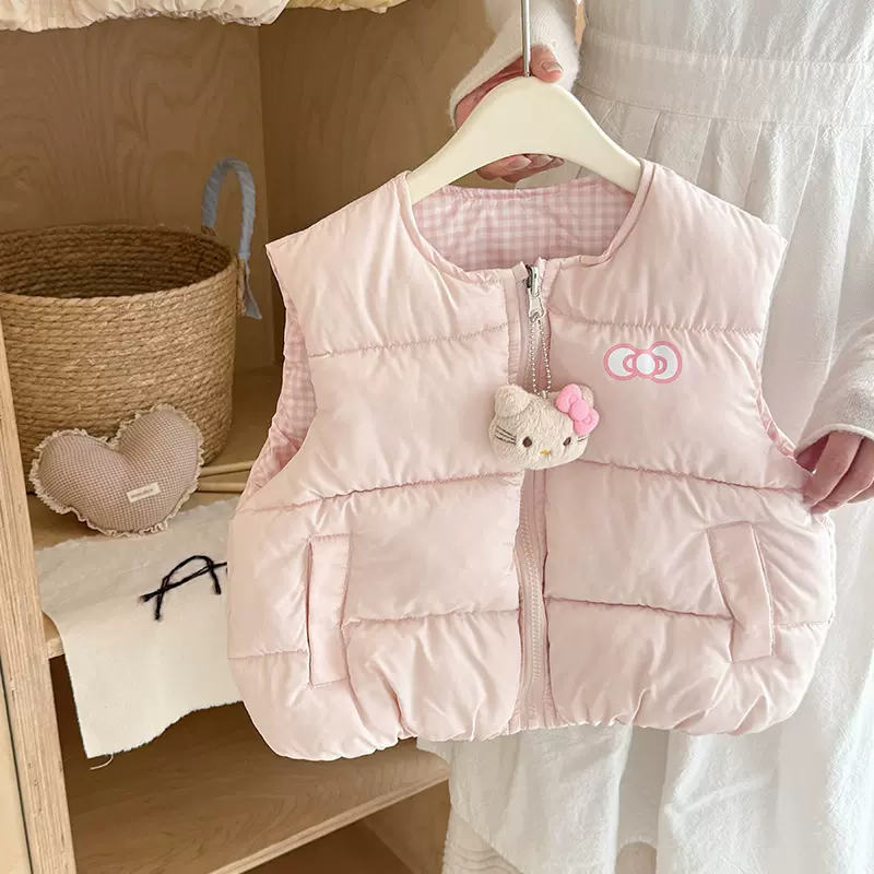 儿童新款小童马甲男童冬装面包服马夹宝宝韩版可爱加厚保暖背心外