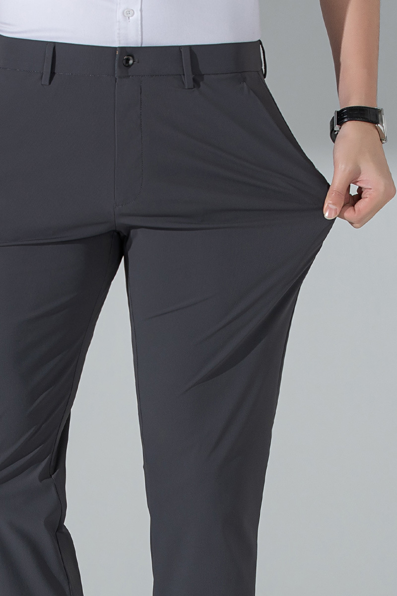 Herren Eisseiden Freizeithose Antibakteriell Leicht Atmungsaktiv_voghion.com