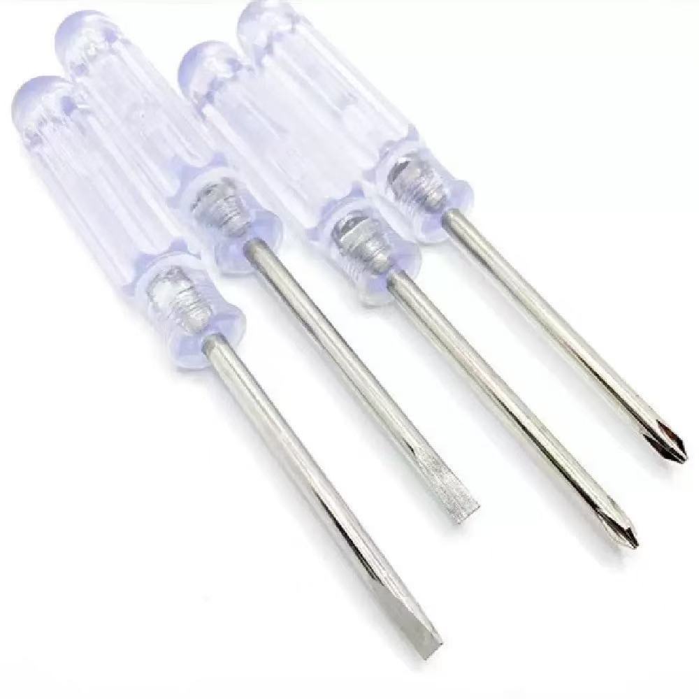 厂家供应水晶透明螺丝刀十字一字改锥起子玩具配送礼品