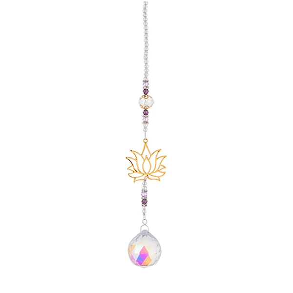 2#30 Lighting Ball Snow Lotus Pendant (51g/32cm)