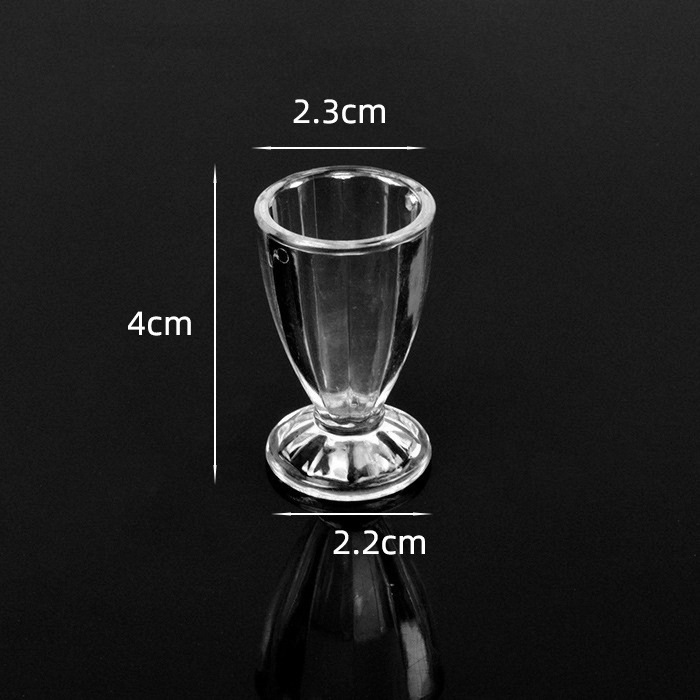 Directo de fábrica simulación alimentos y jugar taza accesorios hechos a mano DIY mini copa vino crema sundae mousse