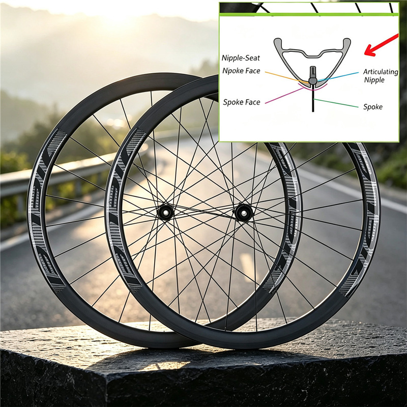 Hidden spoke cap 700C road bike carbon fiber wheelset 38mm ultra-light carbon disc brake ratchet carbon wheelset Hidden spoke cap 700C road bike carbon fiber wheelset 38mm ultra-light carbon disc brake ratchet carbon wheelset