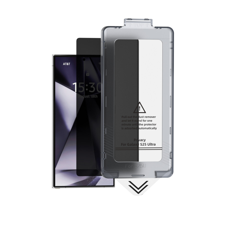 Dust-Free Anti-Peeping Privacy Easy Installation Tool 9H Ultra-Thin Anti-Scratch Phone Tempered Glass Protective Film