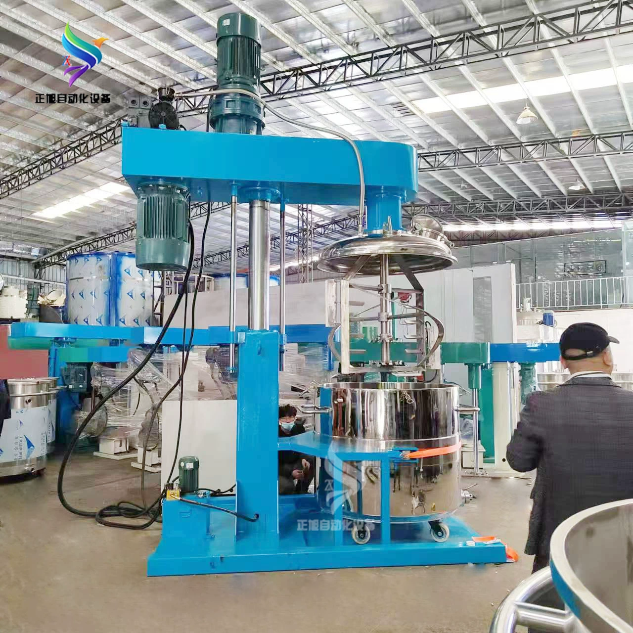 Оптовая продажа взрывозащищенная гидравлическая подъемная высокоскоростная гидравлическая диспергирующая машина для покраски чернил с регулируемой скоростью смешивания диспергирующая машина